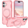 Fruor Slim Shockproof MagSafe iPhone Case With Ring Holder Pink iPhone 17