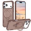 Fruor Slim Shockproof MagSafe iPhone Case With Ring Holder Brown