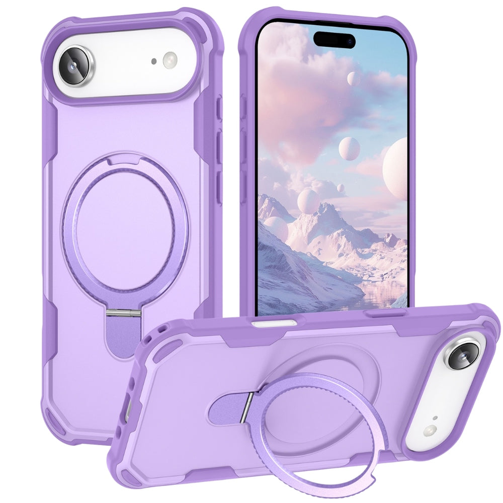 Fruor Slim Shockproof MagSafe iPhone Case With Ring Holder Purple iPhone Air