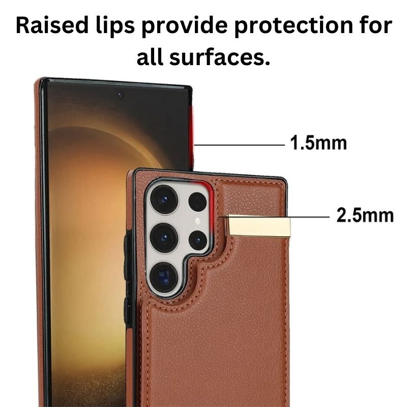 Hora Leather Case for Galaxy S-N Series With Card and Coin Slot