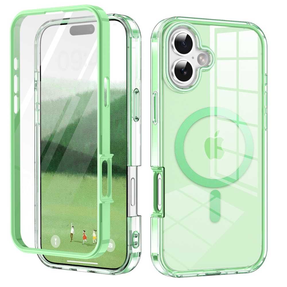 Advoco Shockproof MagSafe iPhone Case With Screen Protector Green iPhone 17
