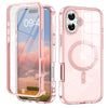 Advoco Shockproof MagSafe iPhone Case With Screen Protector Pink iPhone 17