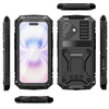 Thor Shockproof iPhone Case With Kickstand Black iPhone 17