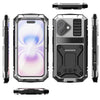 Thor Shockproof iPhone Case With Kickstand Silver iPhone 17