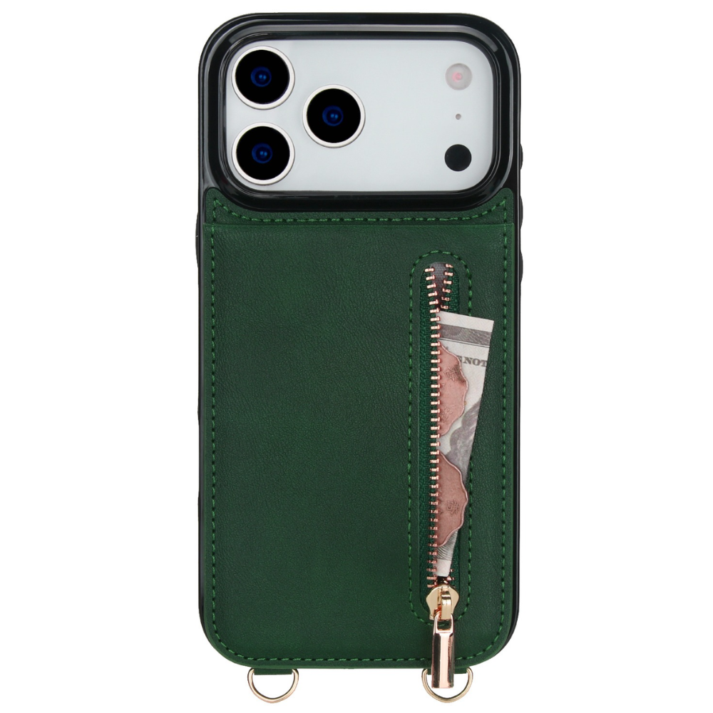 Nitida Crossbody Leather Case With Stand For iPhone 15 Series