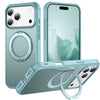 Creo Shockproof iPhone Case With 360° Rotatable Magnetic Ring Lake Blue