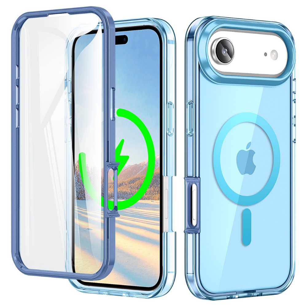 Advoco Shockproof MagSafe iPhone Case With Screen Protector Blue iPhone Air