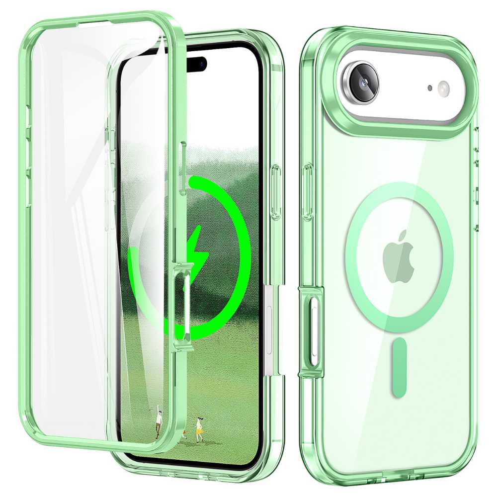 Advoco Shockproof MagSafe iPhone Case With Screen Protector Green iPhone Air