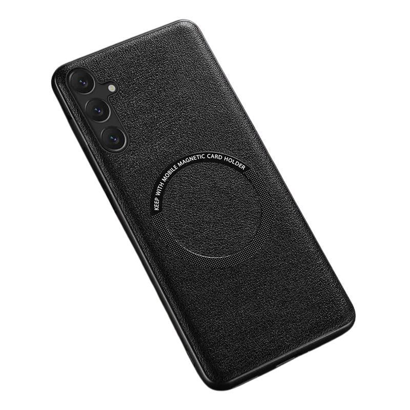 Idoneus Magnetic Leather Case for Galaxy S23 FE