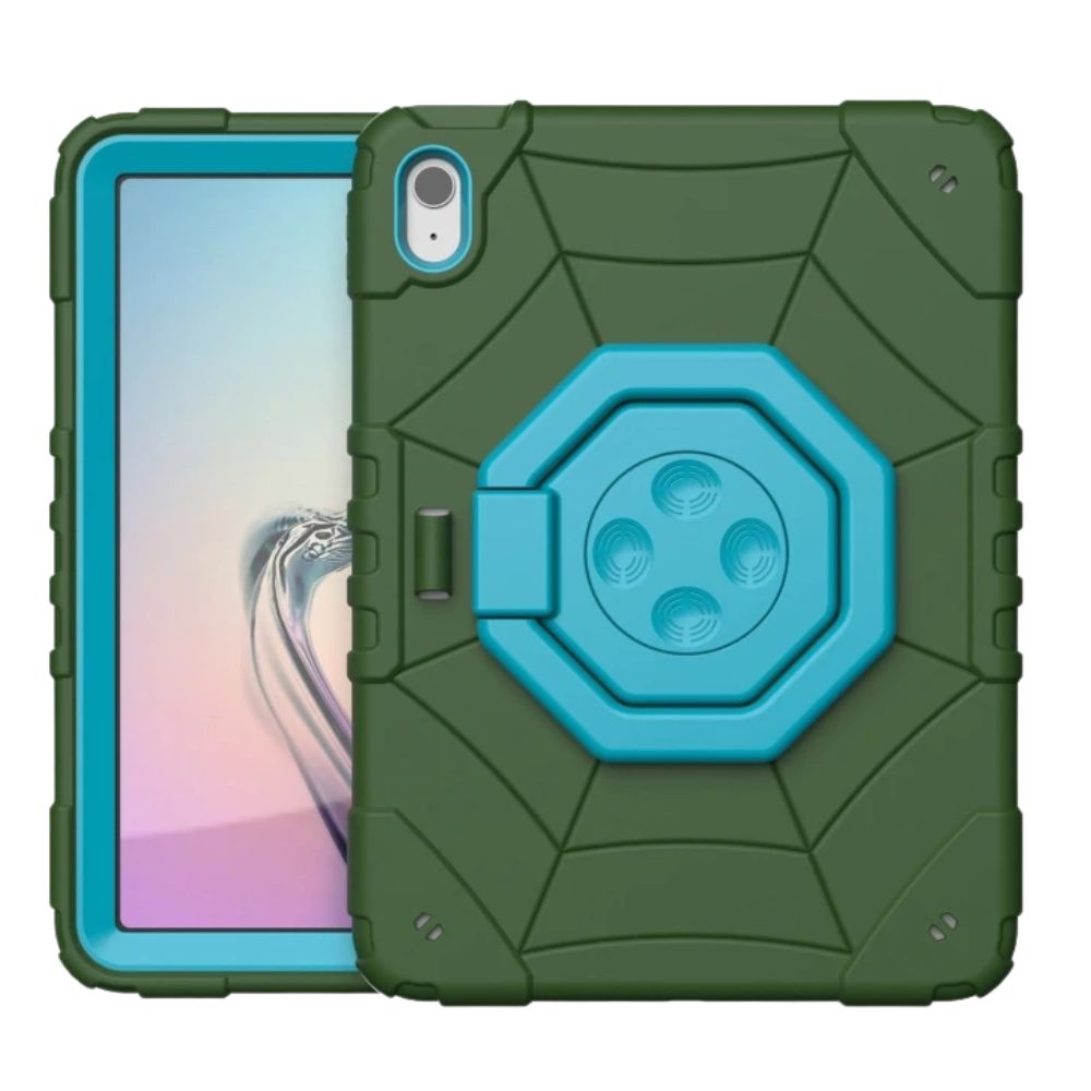 Imperix Spider Web Heavy Duty iPad Case Army Green