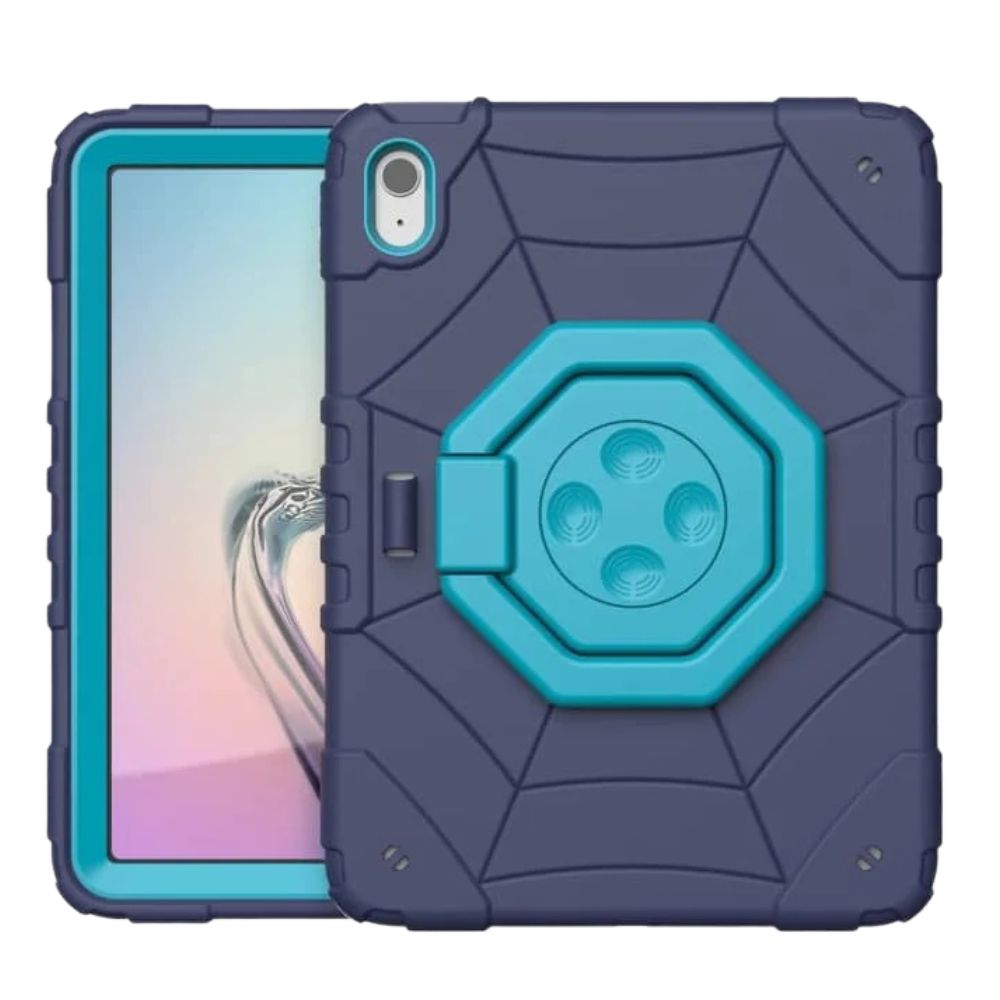 Imperix Spider Web Heavy Duty iPad Case Navy Blue Blue