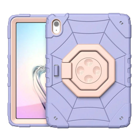 Imperix Spider Web Heavy Duty iPad Case Purple Pink