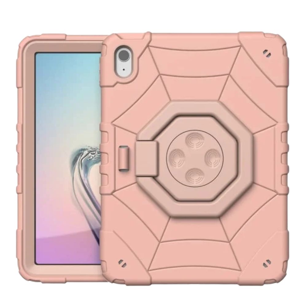 Imperix Spider Web Heavy Duty iPad Case Rose Gold