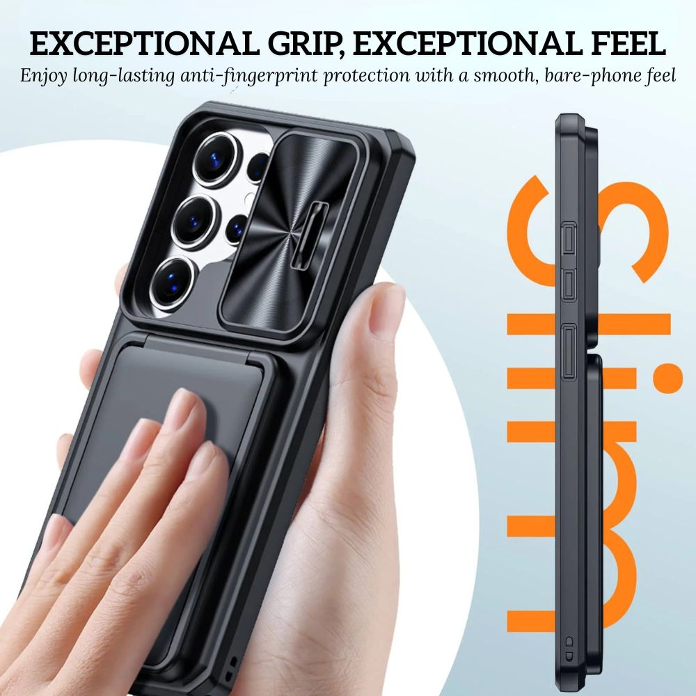 Intereo Slim Shockproof Galaxy Case With Card Holder