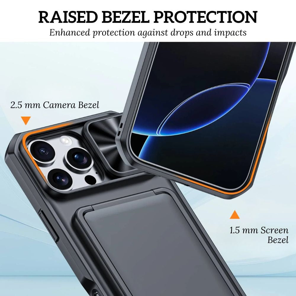 Invictor Slim Shockproof iPhone Case With Card Holder