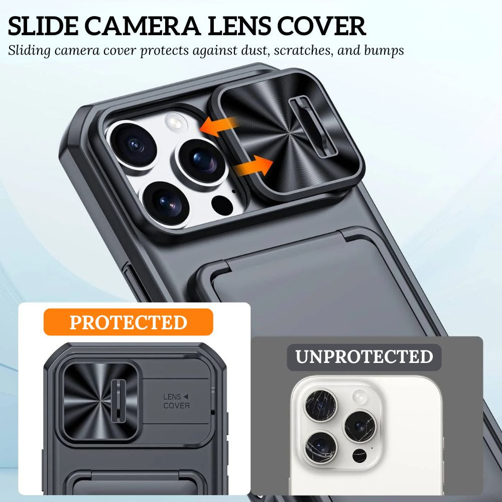 Invictor Slim Shockproof iPhone Case With Card Holder
