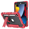Laesio Heavy-Duty Shockproof iPad Case Red Black