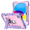Laesio Heavy-Duty Shockproof iPad Case Pinkish Purple Pink