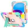 Laesio Heavy-Duty Shockproof iPad Case Rainbow Pink