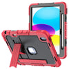 Laesio Heavy-Duty Shockproof iPad Case Red Black