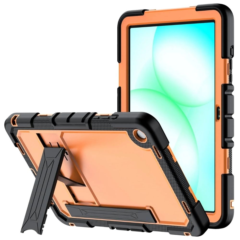 Laetans Heavy-Duty Shockproof Galaxy Tab Case Black Orange