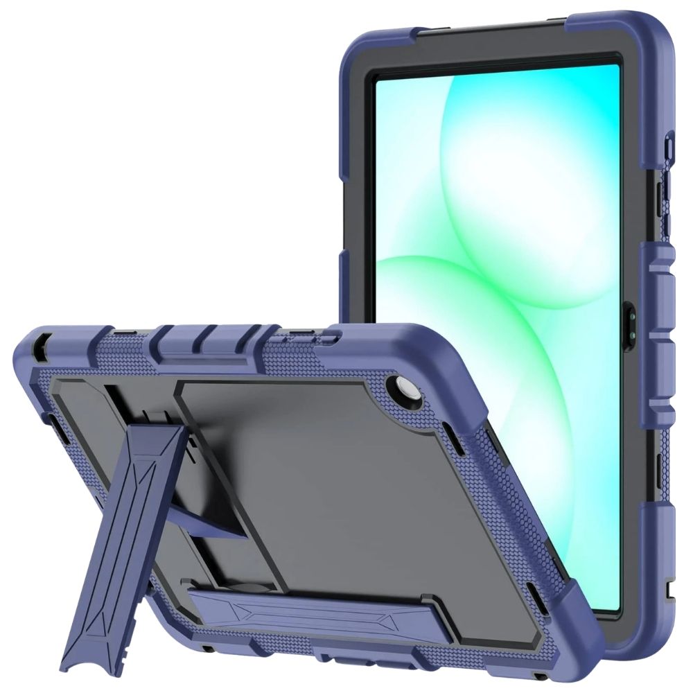 Laetans Heavy-Duty Shockproof Galaxy Tab Case Navy Blue Black