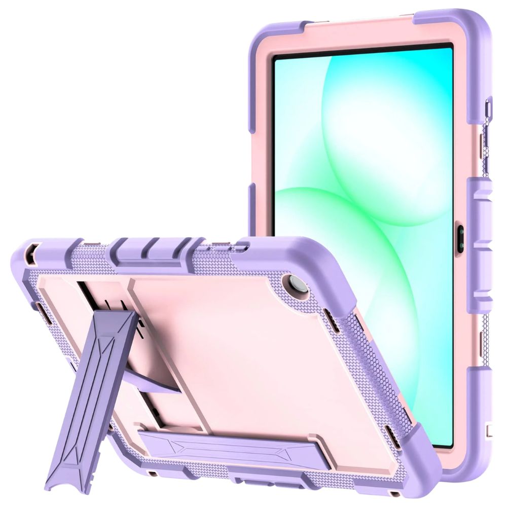 Laetans Heavy-Duty Shockproof Galaxy Tab Case Pinkish Purple Pink