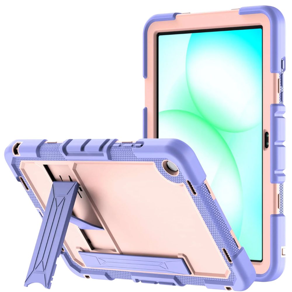 Laetans Heavy-Duty Shockproof Galaxy Tab Case Purple Pink