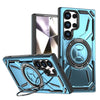 Leonis Shockproof Galaxy Case With Kickstand Light Blue