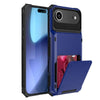 Orbit Shockproof iPhone Wallet Case For 14-17 Series Blue iPhone Air