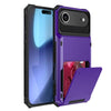 Orbit Shockproof iPhone Wallet Case For 14-17 Series Purple iPhone Air