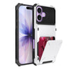 Orbit Shockproof iPhone Wallet Case For 14-17 Series White iPhone 17