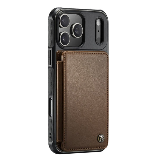 Redeo RFID Blocking Wallet iPhone Case Brown iPhone 17 Pro Max