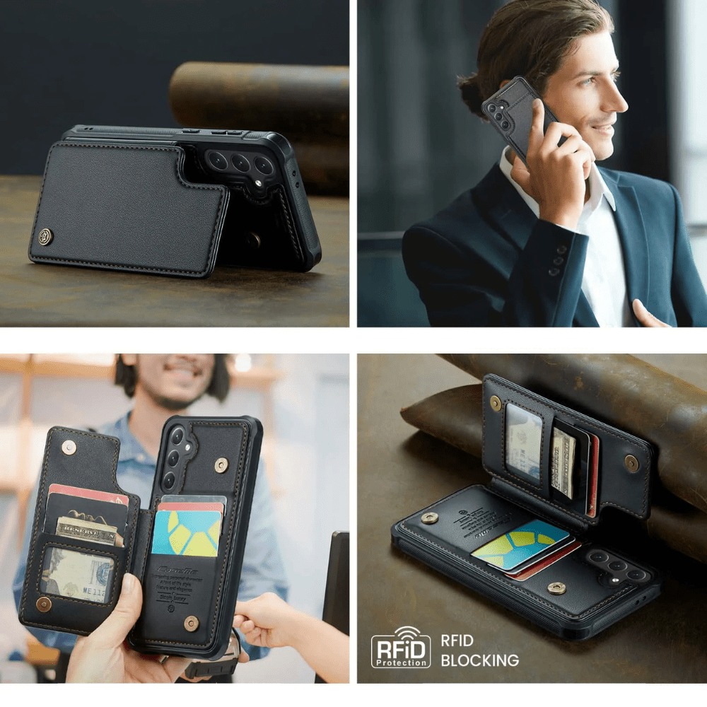 Renuo RFID Blocking Wallet Galaxy Case