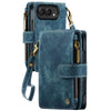 Saevio Magnetic Leather iPhone Case Blue iPhone Duo