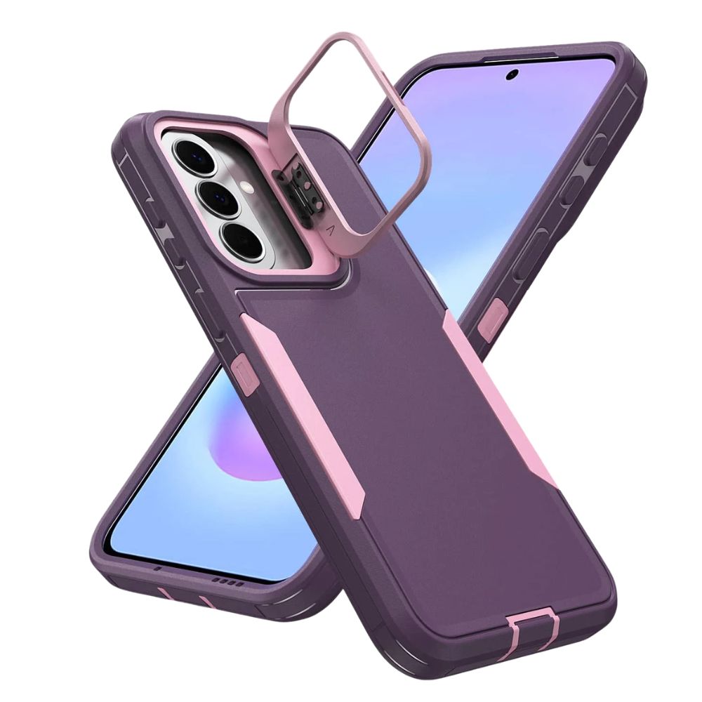 Servo Heavy Duty Shockproof Case For Galaxy A Series Purple Pink