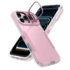 Silex Heavy Duty Shockproof iPhone Case With Kickstand Clear Light Pink