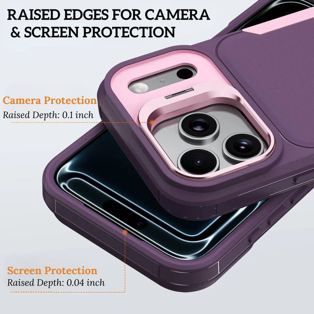 Silex Heavy Duty Shockproof iPhone Case With Kickstand