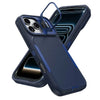 Silex Heavy Duty Shockproof iPhone Case With Kickstand Dark Blue