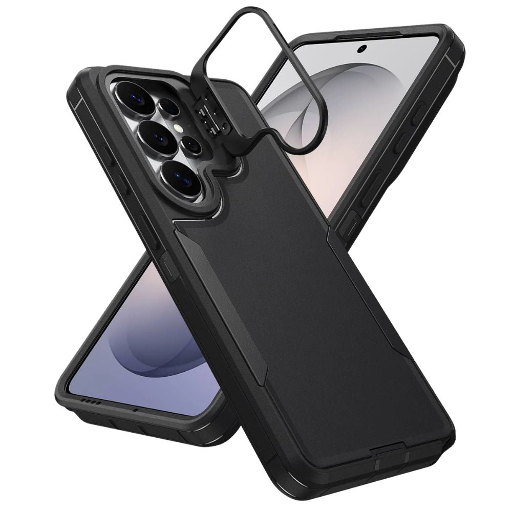 Soleo Heavy Duty Shockproof Case For Galaxy S Series Black