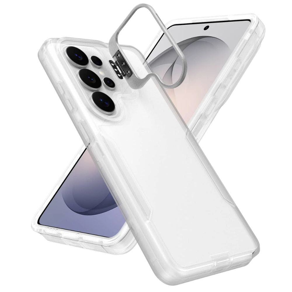 Soleo Heavy Duty Shockproof Case For Galaxy S Series Semi Transparent