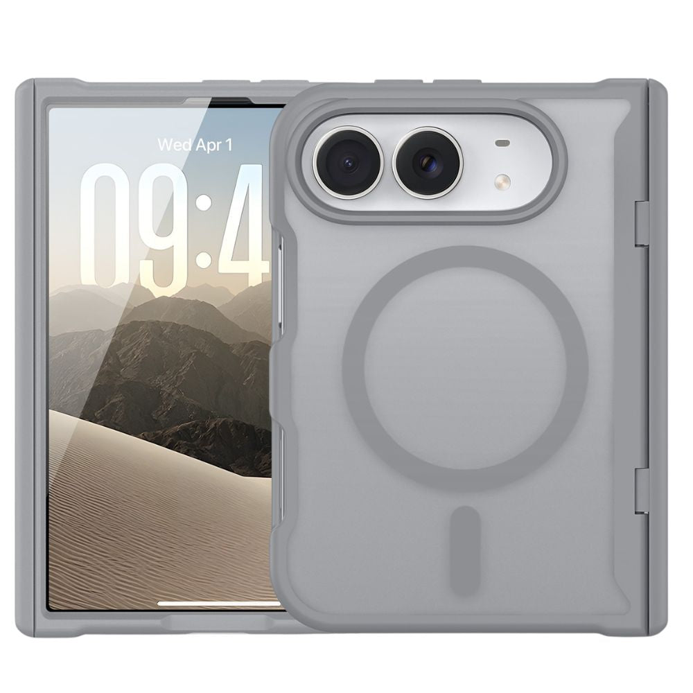 Valeo Slim Shockproof MagSafe iPhone Case Grey iPhone Duo