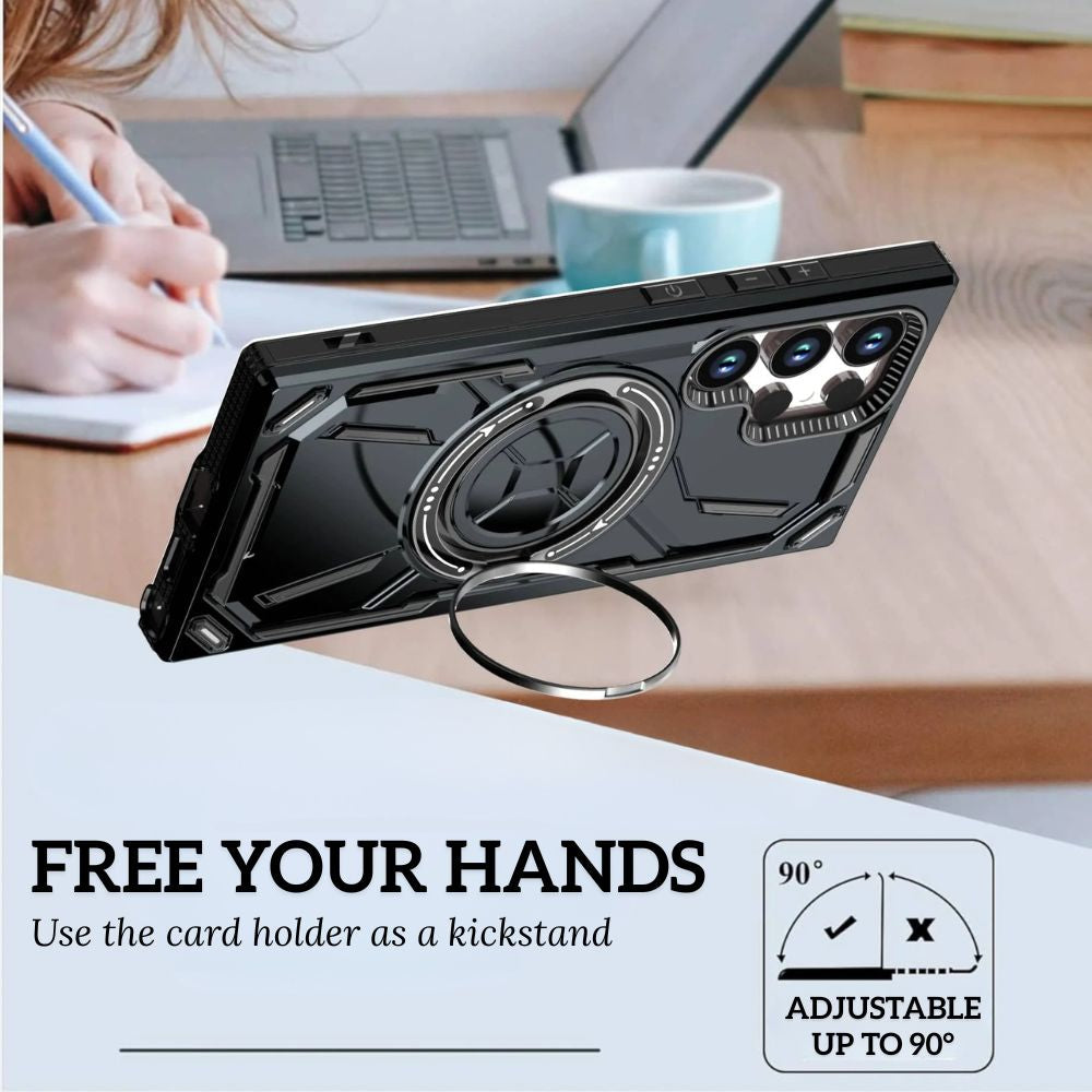 Venio Magnetic Shockproof Galaxy Case With Kickstand