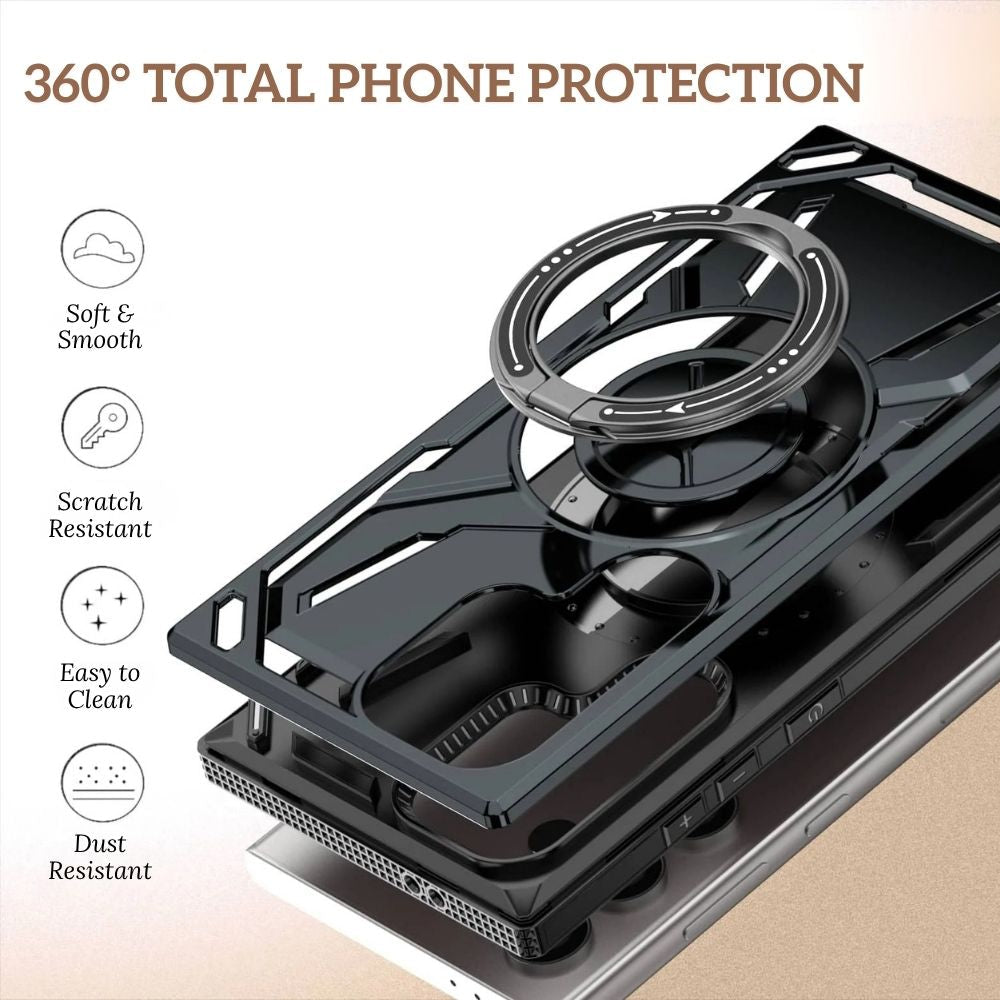Venio Magnetic Shockproof Galaxy Case With Kickstand