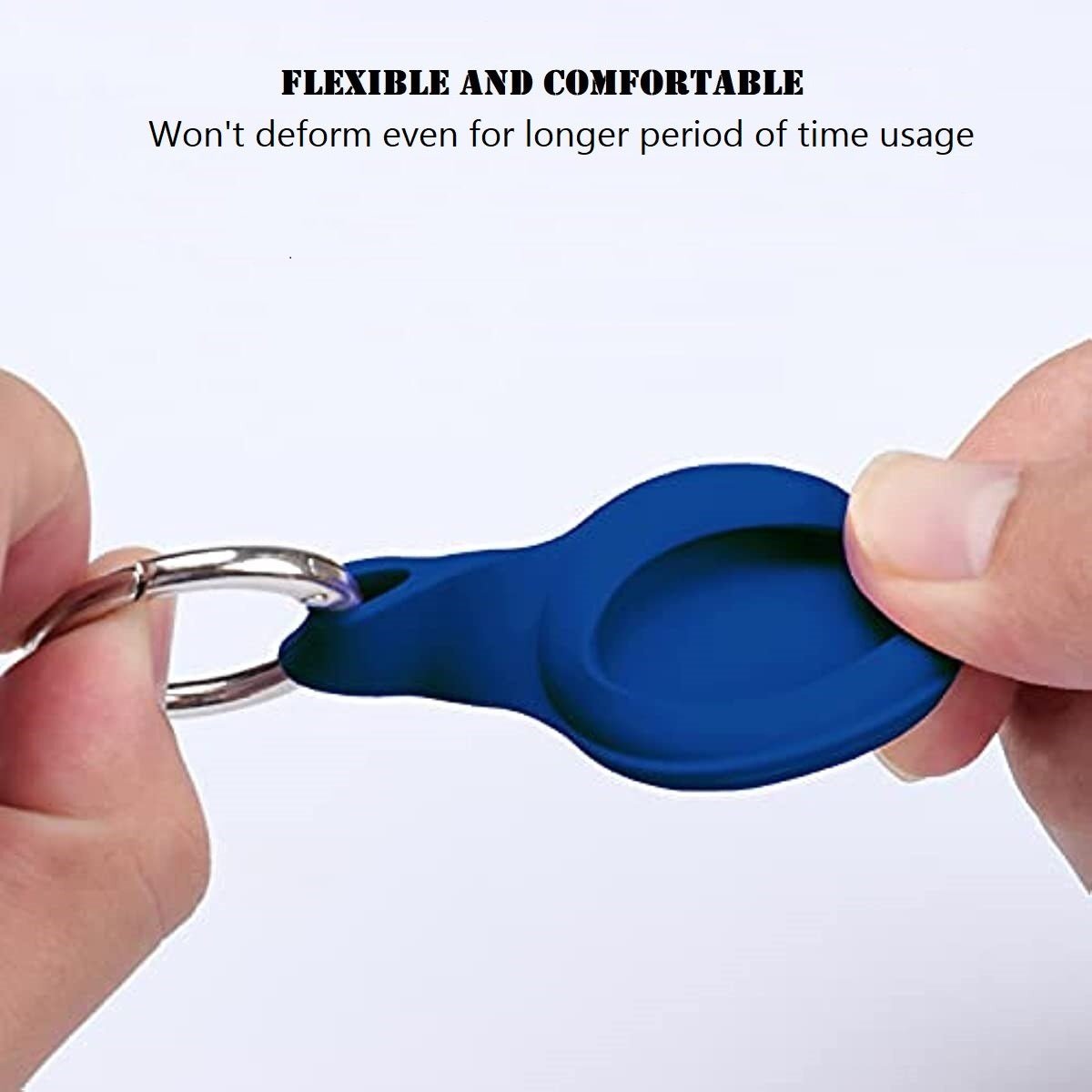 Apta Liquid Silicone Keychain Airtags Case - Astra Cases
