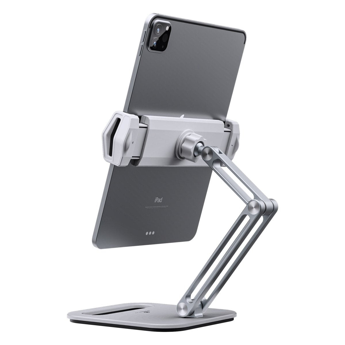 Arma Adjustable Ergonomic 360 Rotating Tablet Stand White