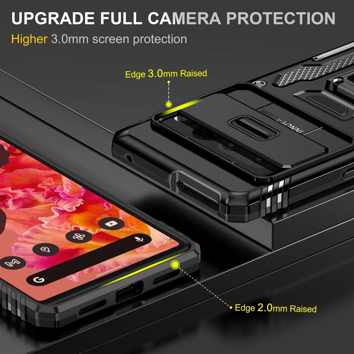 Dare Armor Case with Sliding Camera Lens Protector for Google Pixel 7 and 7 Pro - Astra Cases