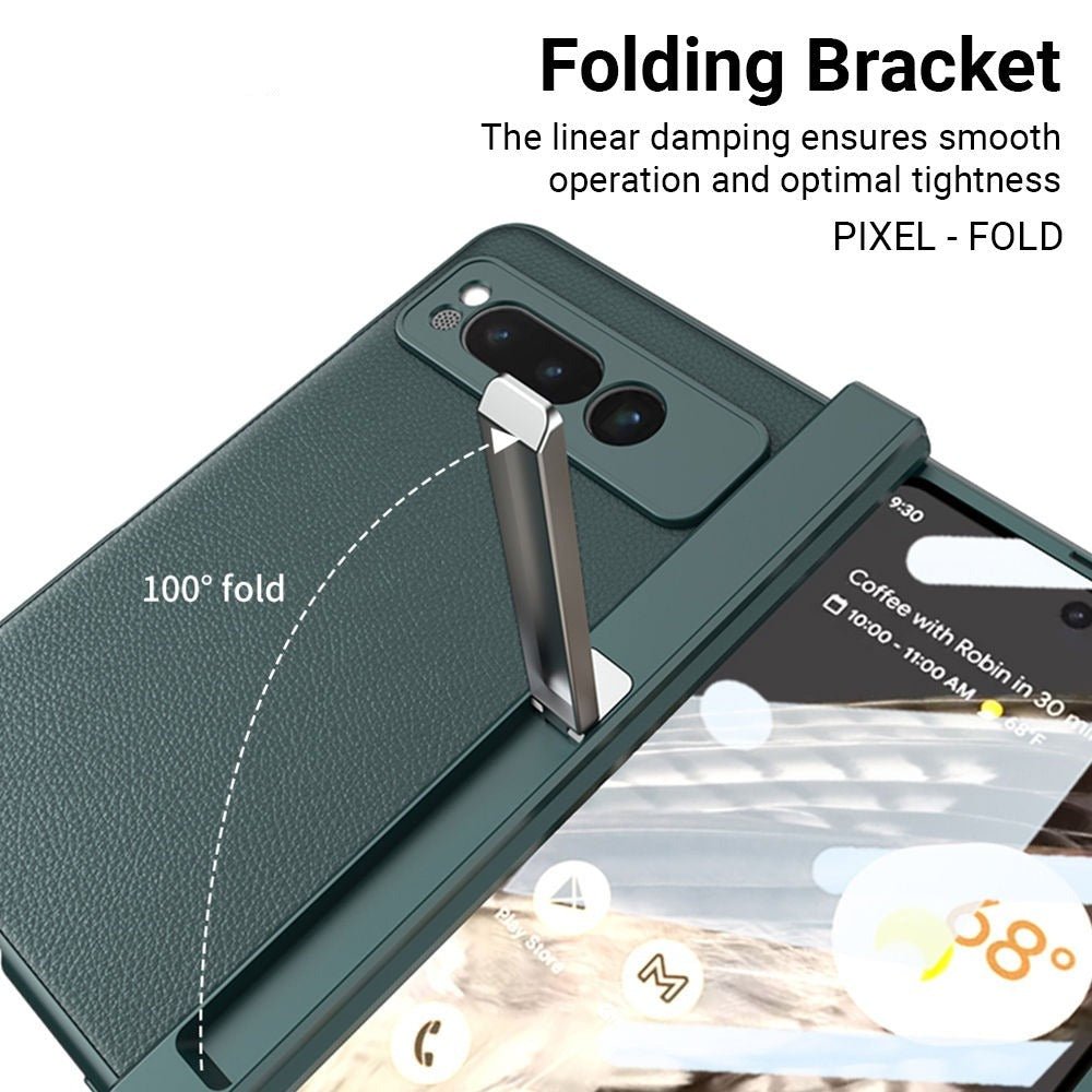 Doli Leather Case for Google Pixel Fold With Tempered Glass - Astra Cases