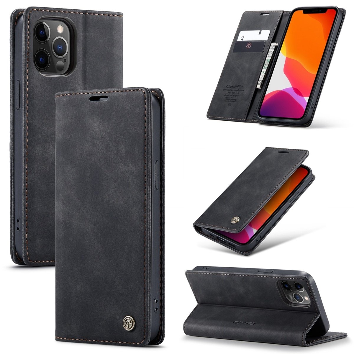 London Leather Wallet iPhone Case - Astra Cases