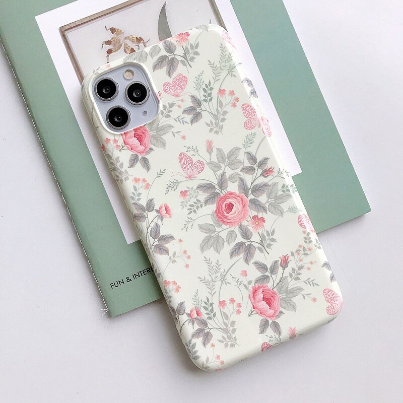 Velle Floral Print Shockproof Slim iPhone Case - Astra Cases